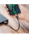 Kup Cablul plat Baseus Simple USB-A/USB-C SuperCharge 5A 40W Quick Charge 3.0 QC 3.0 23cm gri - BSU4119 - {ean13} - Sklep Home Screen
