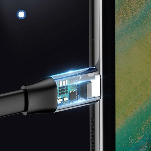 Kup Cablul plat Baseus Simple USB-A/USB-C SuperCharge 5A 40W Quick Charge 3.0 QC 3.0 23cm gri - BSU4119 - {ean13} - Sklep Home Screen