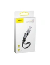 Kup Cablul plat Baseus Simple USB-A/USB-C SuperCharge 5A 40W Quick Charge 3.0 QC 3.0 23cm gri - BSU4119 - {ean13} - Sklep Home Screen