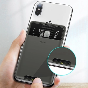 Buy Baseus Portable Card Holder dark gray - BSU4120 - {ean13} - Home Screen Store Europe
