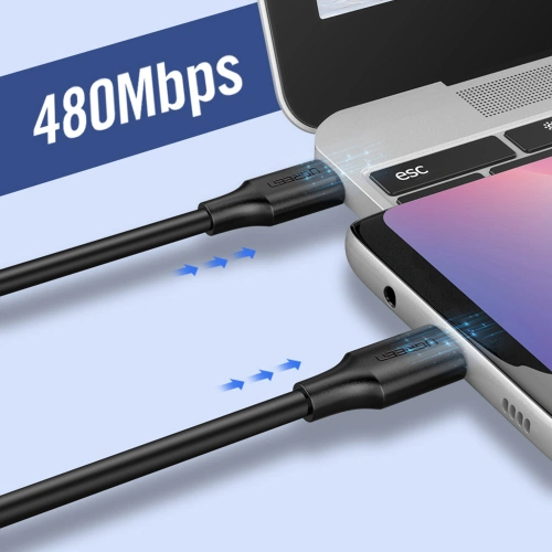 Kup Kabel UGREEN US286 USB-C/USB-C 3A 1,5m černý - UGR1579 - {ean13} - Sklep Home Screen