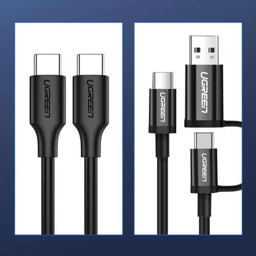 Kup Kabel UGREEN US286 USB-C/USB-C 3A 1,5m černý - UGR1579 - {ean13} - Sklep Home Screen