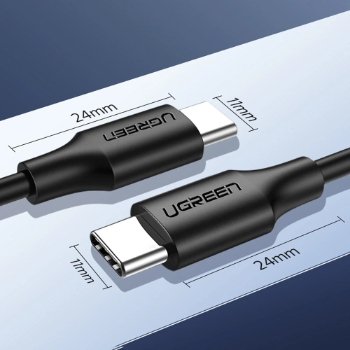 Kup Kabel UGREEN US286 USB-C/USB-C 3A 1,5m černý - UGR1579 - {ean13} - Sklep Home Screen
