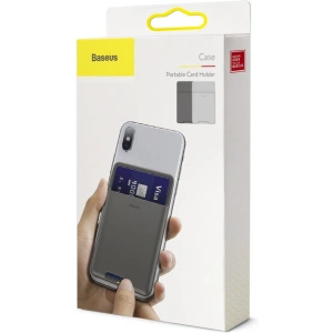 Buy Baseus Portable Card Holder dark gray - BSU4120 - {ean13} - Home Screen Store Europe