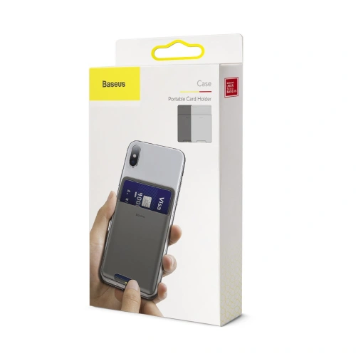 Buy Baseus Portable Card Holder dark gray - BSU4120 - {ean13} - Home Screen Store Europe