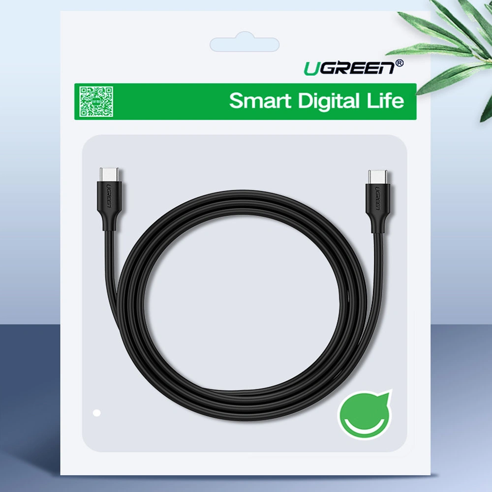 Kabel UGREEN US286 USB-C/USB-C 3A 1,5m czarny