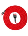Kabel Baseus Cafule USB-A/Lightning QC 3.0 2A 3M červený