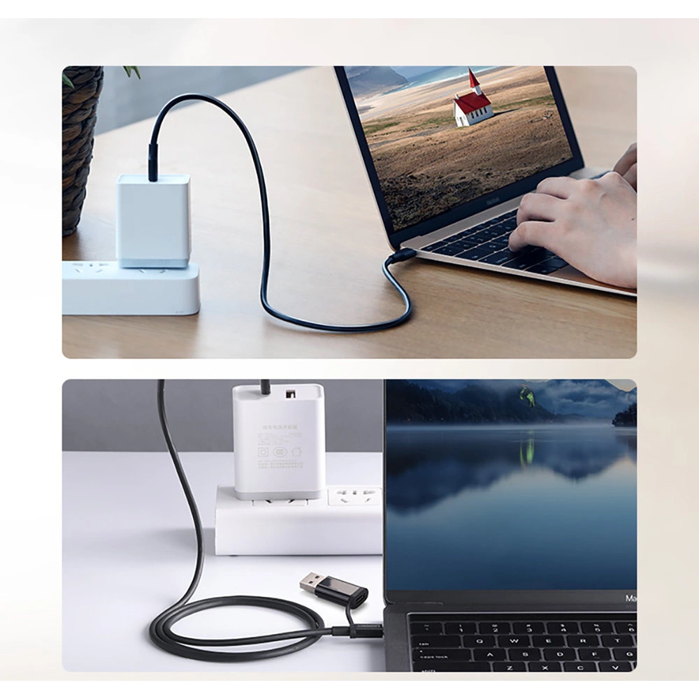 Kabel UGREEN US286 USB-C/USB-C 3A 1,5m czarny