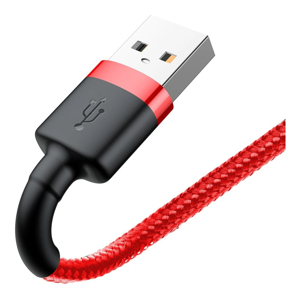 Kabel Baseus Cafule USB-A/Lightning QC 3.0 2A 3M czerwony