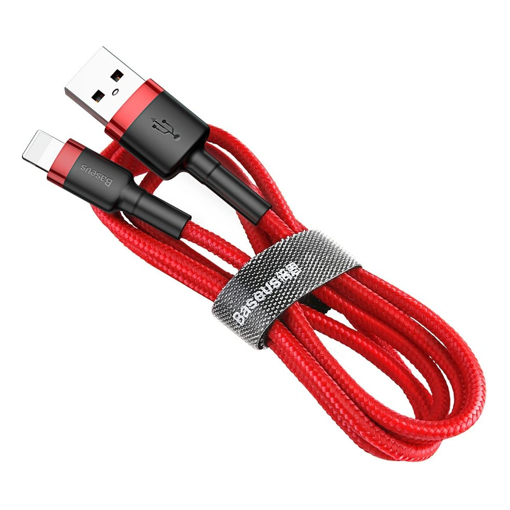 Kabel Baseus Cafule USB-A/Lightning QC 3.0 2A 3M czerwony