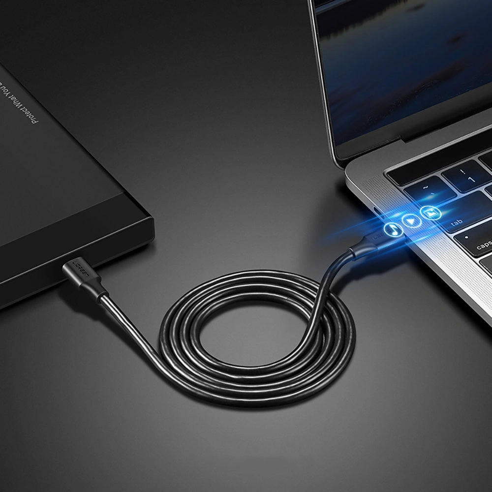 Kabel UGREEN US286 USB-C/USB-C 3A 1,5m czarny