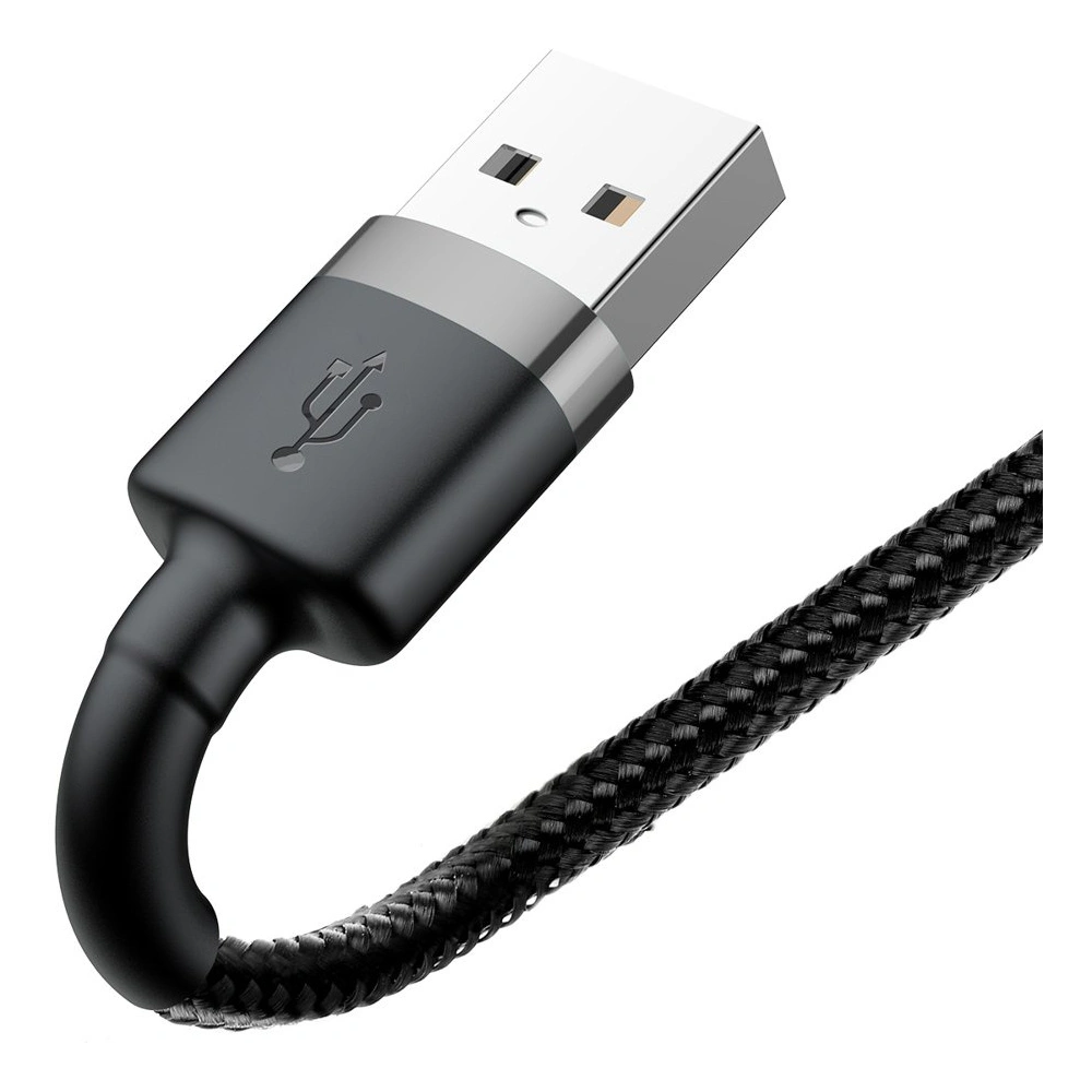 Kabel Baseus Cafule USB-A/Lightning QC 3.0 2A 3M czarno-szary