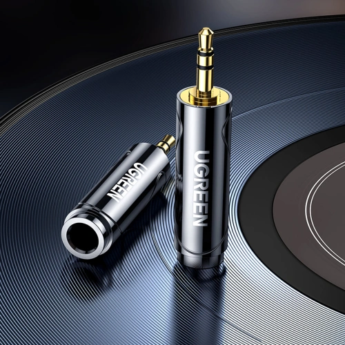 Kup UGREEN AV168 Audio-Adapter Mini-Klinke 3,5 mm/6,35 mm Klinke grau - UGR1580 - {ean13} - Sklep Home Screen