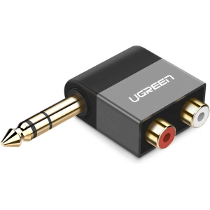 UGREEN AV147 jack 6.35mm/2xRCA Cable black
