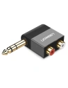 6.35mm/2xRCA UGREEN AV147 Klinken-Audiokabel schwarz