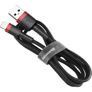Kabel Baseus Cafule USB-A/Lightning QC 3.0 2A 3M černá-červená