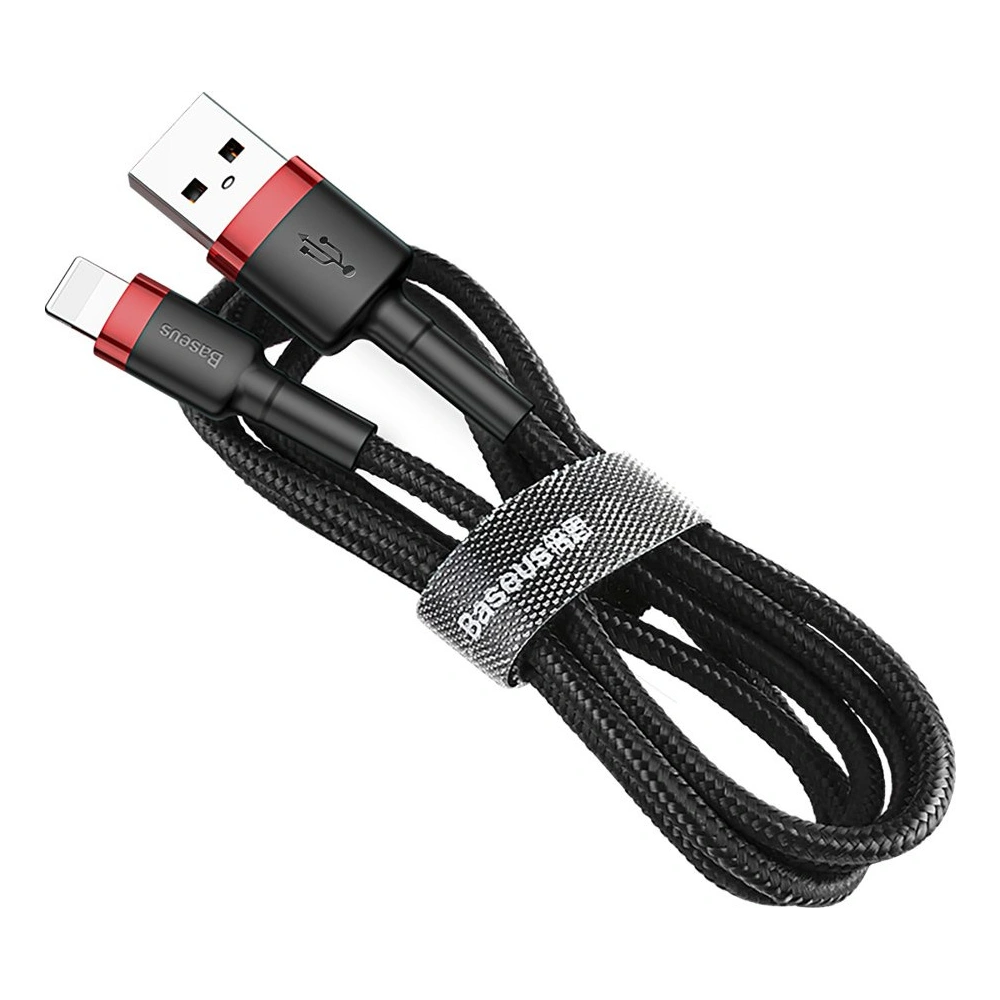 Kabel Baseus Cafule USB-A/Lightning QC 3.0 2A 3M czarno-czerwony