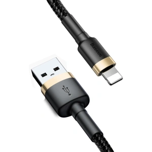 Kabel Baseus Cafule USB-A/Lightning QC 3.0 2A 3M černo-zlatý