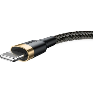 Kabel Baseus Cafule USB-A/Lightning QC 3.0 2A 3M černo-zlatý