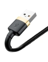 Kup Kabel Baseus Cafule USB-A/Lightning QC 3.0 2A 3M černo-zlatý - BSU4124 - {ean13} - Sklep Home Screen