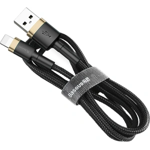 Kabel Baseus Cafule USB-A/Lightning QC 3.0 2A 3M černo-zlatý