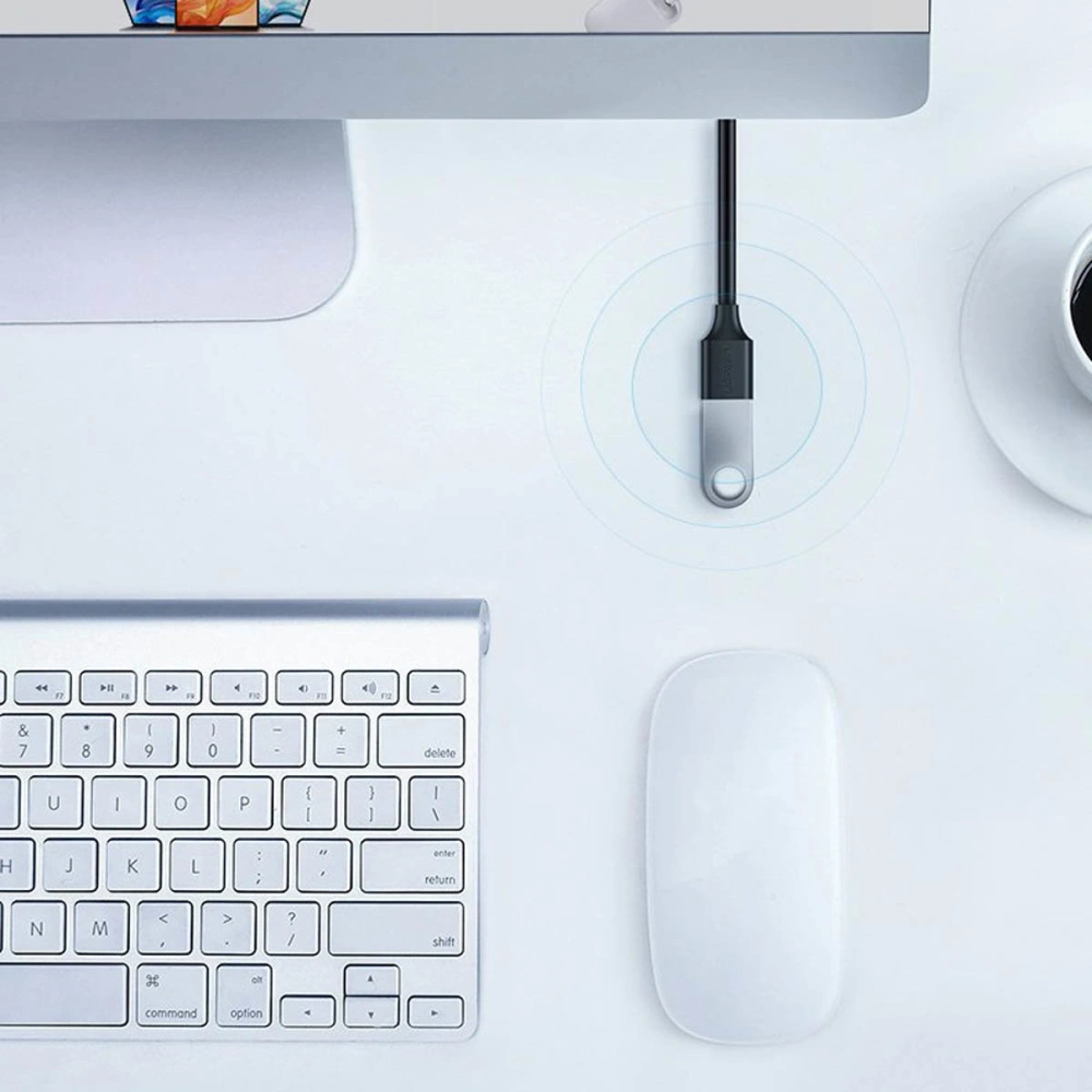 Kabel przedłużacz UGREEN US129 USB-A/USB-A 3.0 5Gb/s 0.5m czarny