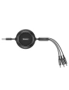 Kup Kibővíthető kábel Baseus Golden Loop 3w1 USB-A/microUSB - Lightning - USB-C 3.5A 35cm-120cm fekete - BSU4125 - {ean13} - Sklep Home Screen