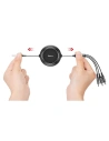 Kup Cablul extensibil Baseus Golden Loop 3w1 USB-A/microUSB - Lightning - USB-C 3.5A 35cm-120cm negru - BSU4125 - {ean13} - Sklep Home Screen