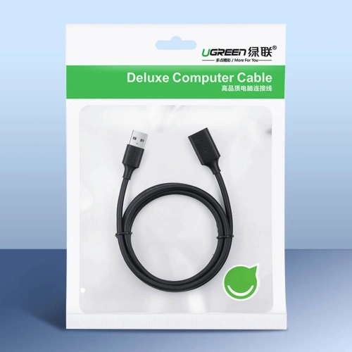 Kup Cablul prelungitor UGREEN US129 USB-A/USB-A 3.0 5Gb/s 0.5m negru - UGR1582 - {ean13} - Sklep Home Screen