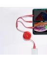 Kup Kibővíthető kábel Baseus Golden Loop 3w1 USB-A/microUSB - Lightning - USB-C 3.5A 35cm-120cm fekete - BSU4125 - {ean13} - Sklep Home Screen