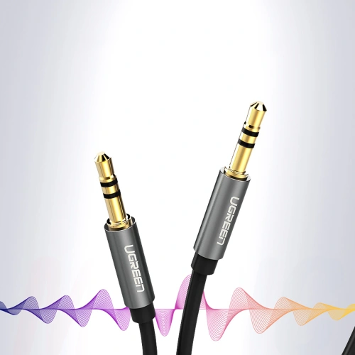 Kup UGREEN AV119 AUX Miniklinke 3,5 mm Audiokabel 1 m schwarz - UGR1583 - {ean13} - Sklep Home Screen