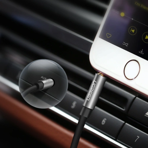 Kup UGREEN AV119 AUX Miniklinke 3,5 mm Audiokabel 1 m schwarz - UGR1583 - {ean13} - Sklep Home Screen