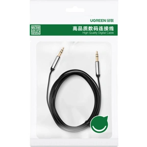 Kabel audio UGREEN AV119 AUX mini jack 3,5mm 1m czarny