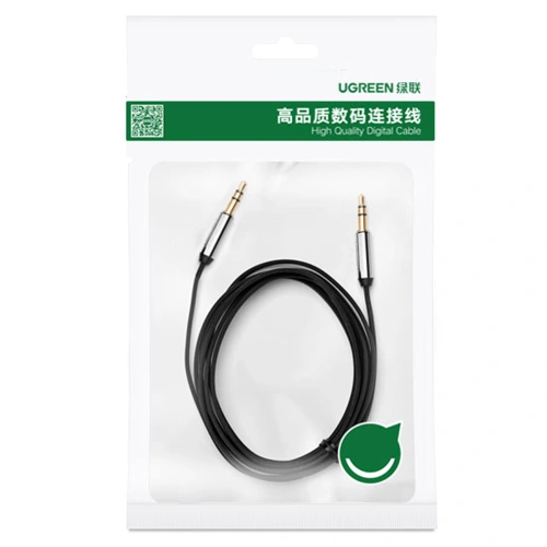 Kup UGREEN AV119 AUX Miniklinke 3,5 mm Audiokabel 1 m schwarz - UGR1583 - {ean13} - Sklep Home Screen
