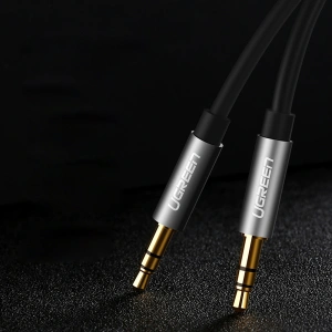 Kabel audio UGREEN AV119 AUX mini jack 3,5mm 1m czarny