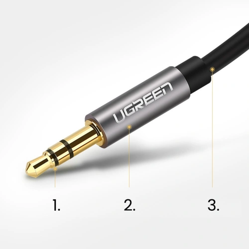 Kup Audio kabel UGREEN AV119 AUX mini jack 3,5mm 1m černý - UGR1583 - {ean13} - Sklep Home Screen
