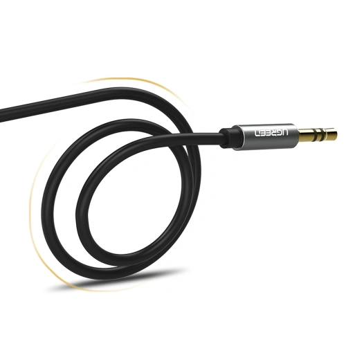 Kup UGREEN AV119 AUX Miniklinke 3,5 mm Audiokabel 1 m schwarz - UGR1583 - {ean13} - Sklep Home Screen