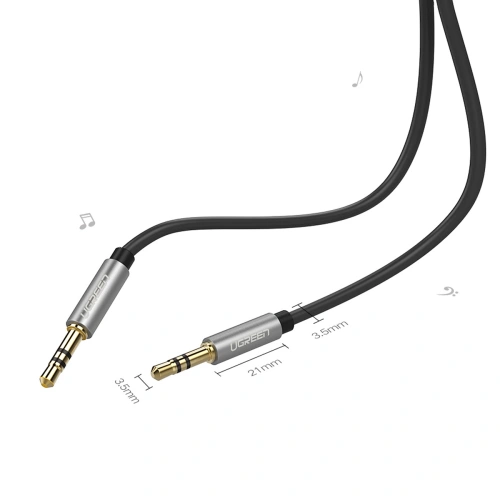 Kup UGREEN AV119 AUX Miniklinke 3,5 mm Audiokabel 1 m schwarz - UGR1583 - {ean13} - Sklep Home Screen
