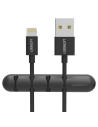 Organizer pentru cabluri UGREEN LP114 autoadeziv 4 sloturi negru