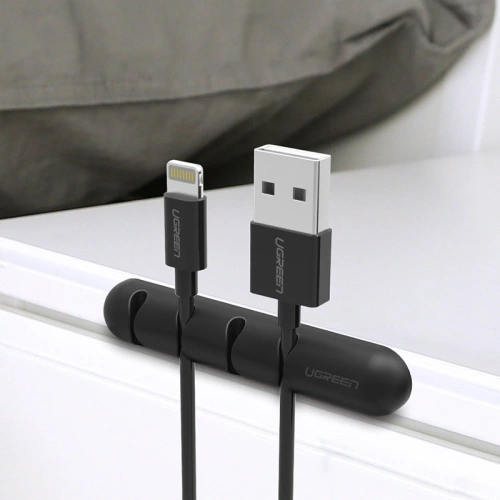 Kup Organizer pentru cabluri UGREEN LP114 autoadeziv 4 sloturi negru - UGR1584 - {ean13} - Sklep Home Screen