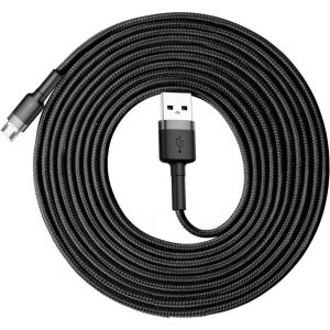 Kup Kabel Baseus Cafule USB-A/microUSB 2A 3M negru-gri - BSU4126 - {ean13} - Sklep Home Screen