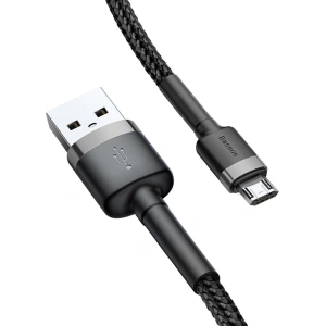 Kabel Baseus Cafule USB-A/microUSB 2A 3M czarno-szary