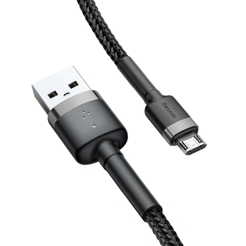 Kup Kabel Baseus Cafule USB-A/microUSB 2A 3M negru-gri - BSU4126 - {ean13} - Sklep Home Screen