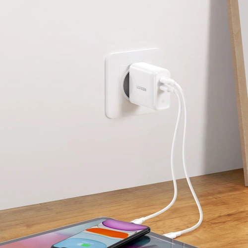 Kup Ładowarka sieciowa UGREEN CD199 2xUSB-C 36W PD biała - UGR1585 - {ean13} - Sklep Home Screen