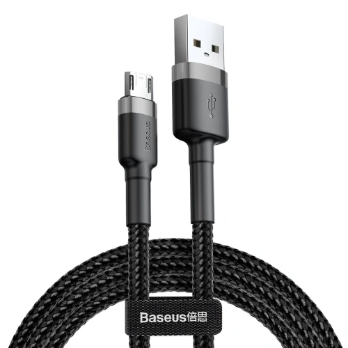 Kup Kabel Baseus Cafule USB-A/microUSB 2A 3M negru-gri - BSU4126 - {ean13} - Sklep Home Screen