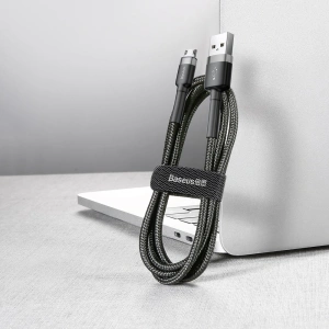 Kabel Baseus Cafule USB-A/microUSB 2A 3M czarno-szary