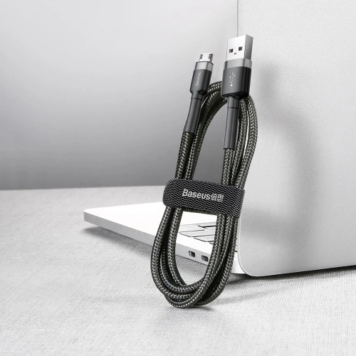 Kup Kabel Baseus Cafule USB-A/microUSB 2A 3M negru-gri - BSU4126 - {ean13} - Sklep Home Screen