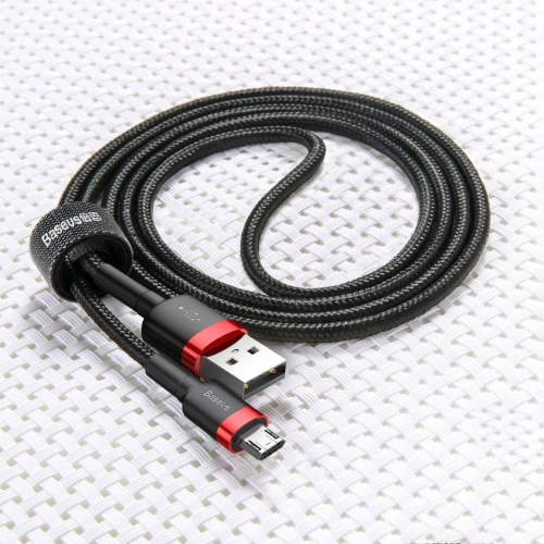 Kup Kabel Baseus Cafule USB-A/microUSB 2A 3M negru-gri - BSU4126 - {ean13} - Sklep Home Screen