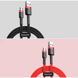 Baseus Cafule USB-A/microUSB Cable 2A 3M black-gray