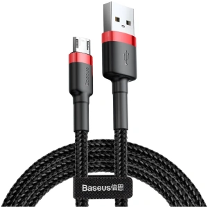 Baseus Cafule USB-A/microUSB Cable 2A 3M black-red